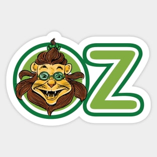 Vintage Wizard of Oz Cowardly Lion Sticker